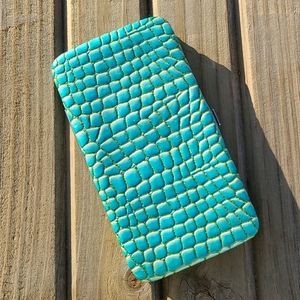 Mint Green and Gold Mermaid Wallet